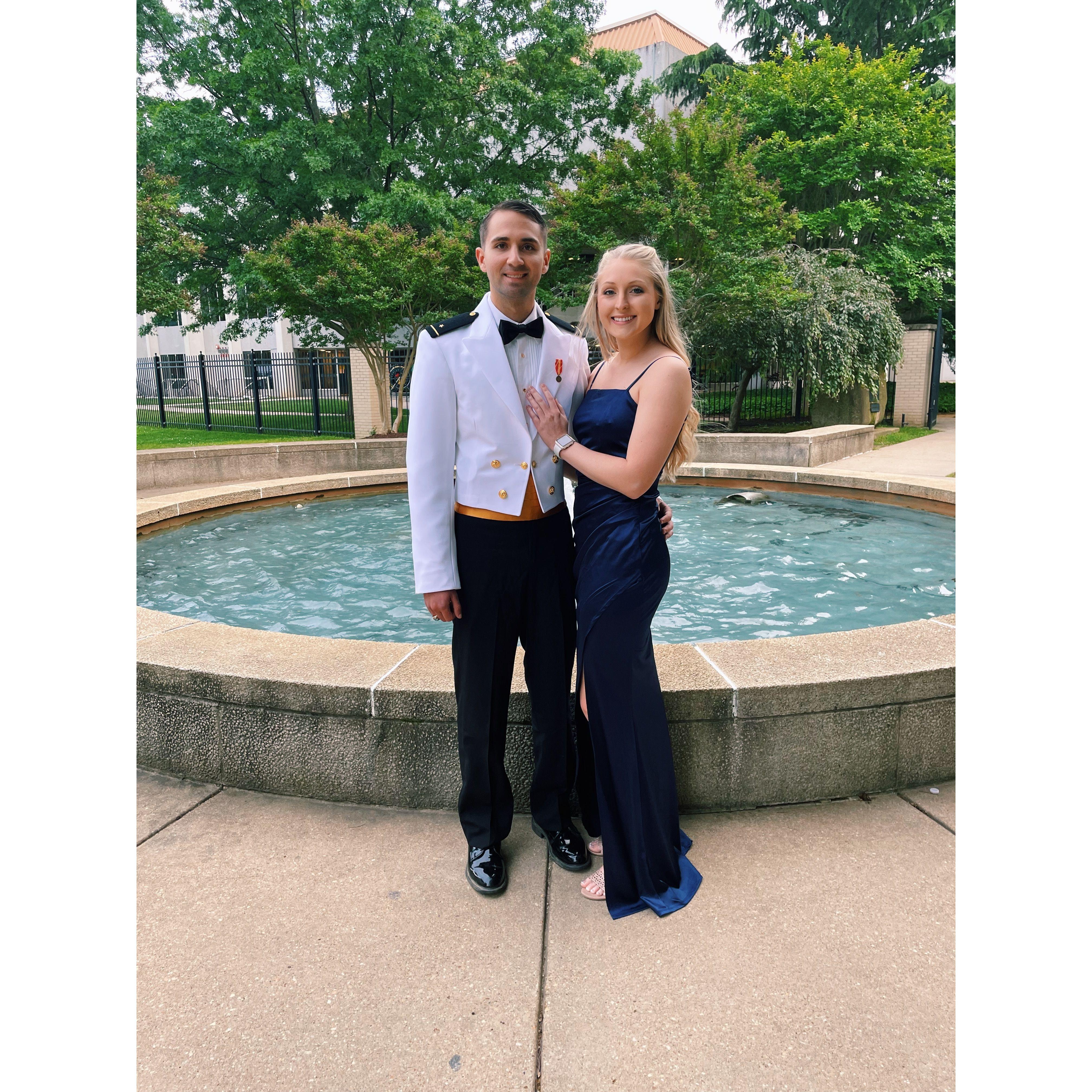 May 2022 -- The Naval Academy Graduation Ball.