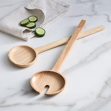 Kaloh Wood Serving Utensils (Set of 2)