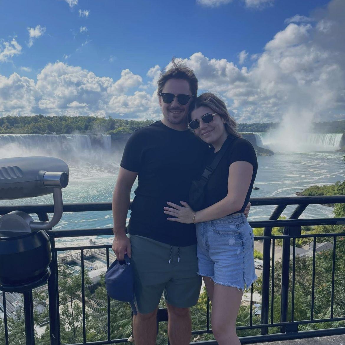 niagara falls with the impeys (before getting lost at the casino)