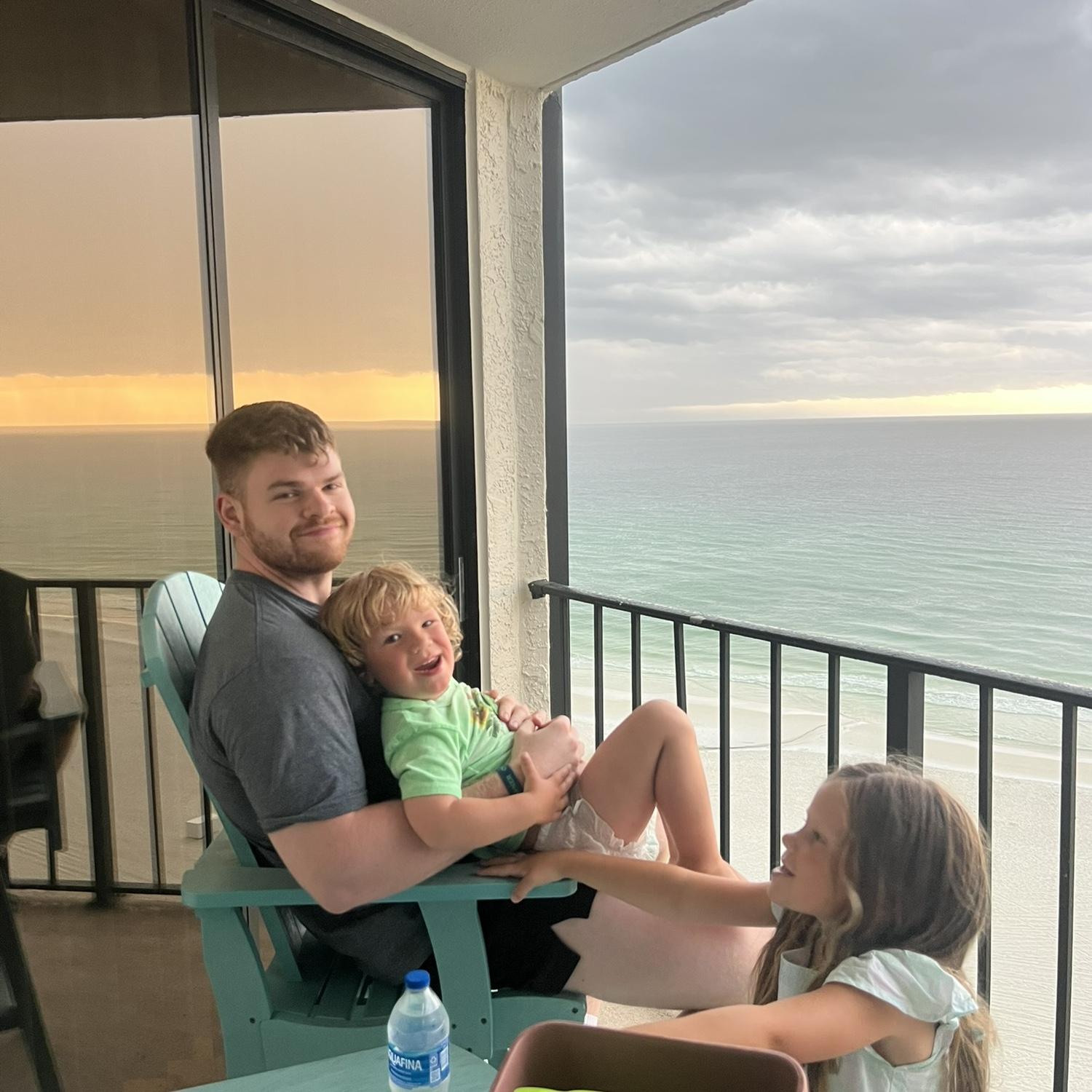Austin with his besties!