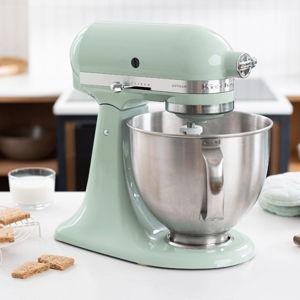 Artisan® Series 5 Quart Tilt-Head Stand Mixer with Premium Accessory Pack - Pistachio | KitchenAid US