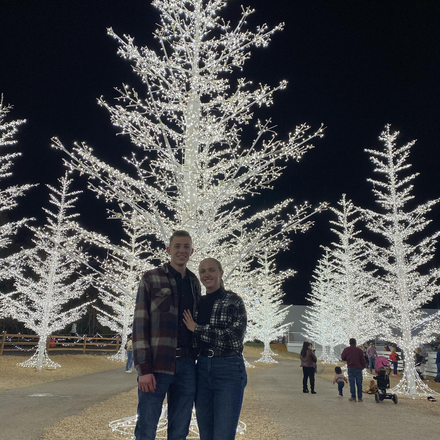 One of our favorite dates- Santa's Wonderland in 2023. Jackson paid for Zoe to go into the petting zoo twice because she loved a fat goat they named "Tub Tub" so much
