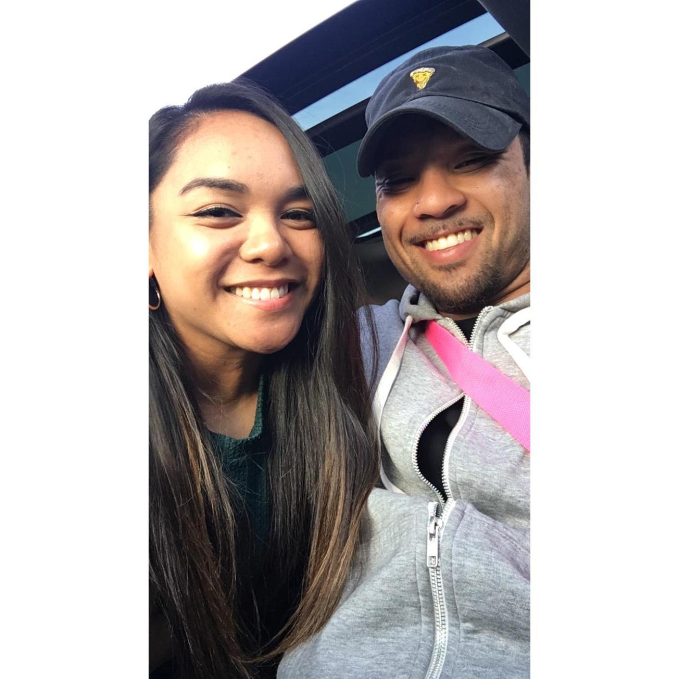 One of the first pictures we took together 😊.