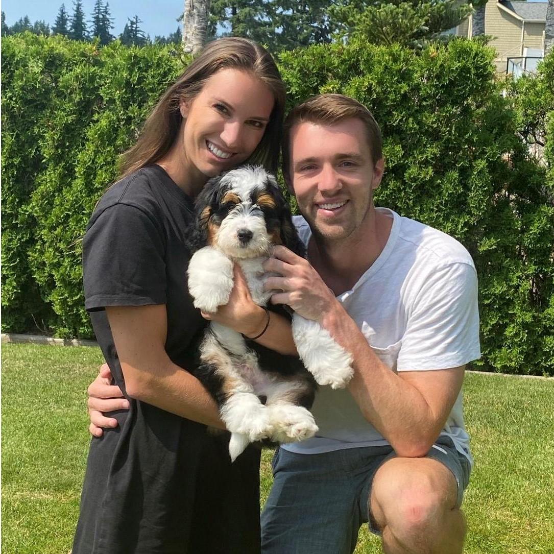 First day with our puppy Baker!