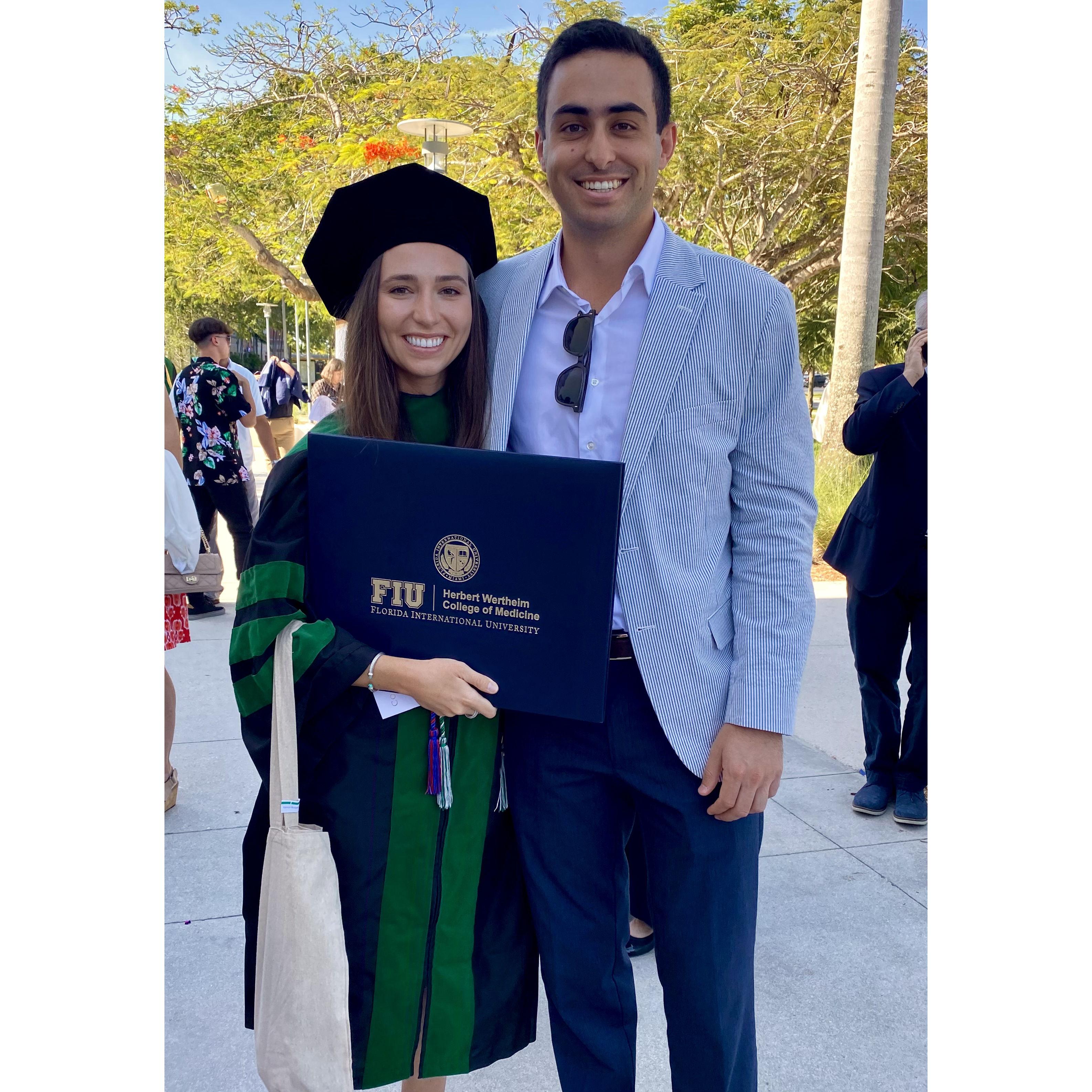 Katy's medical school graduation