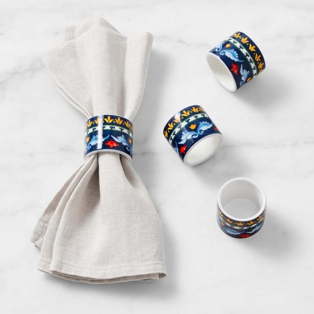 Sicily Sicilian Napkin Rings, Set of 4