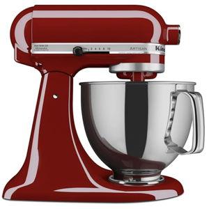 KitchenAid KSM150PSER Artisan Tilt-Head Stand Mixer with Pouring Shield, 5-Quart, Empire Red