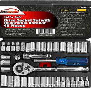 1/4-Inch & 3/8-Inch Drive Socket Set