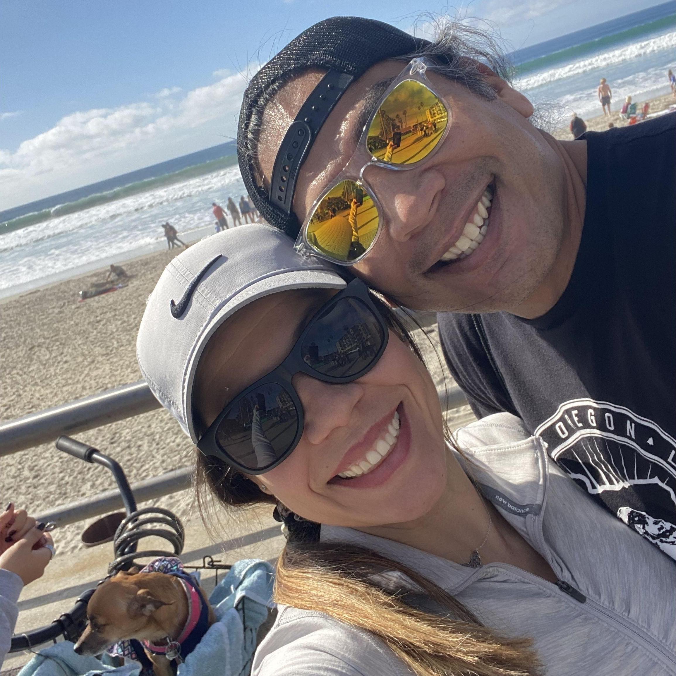 Bike Ride at the beach. We miss you Bella!