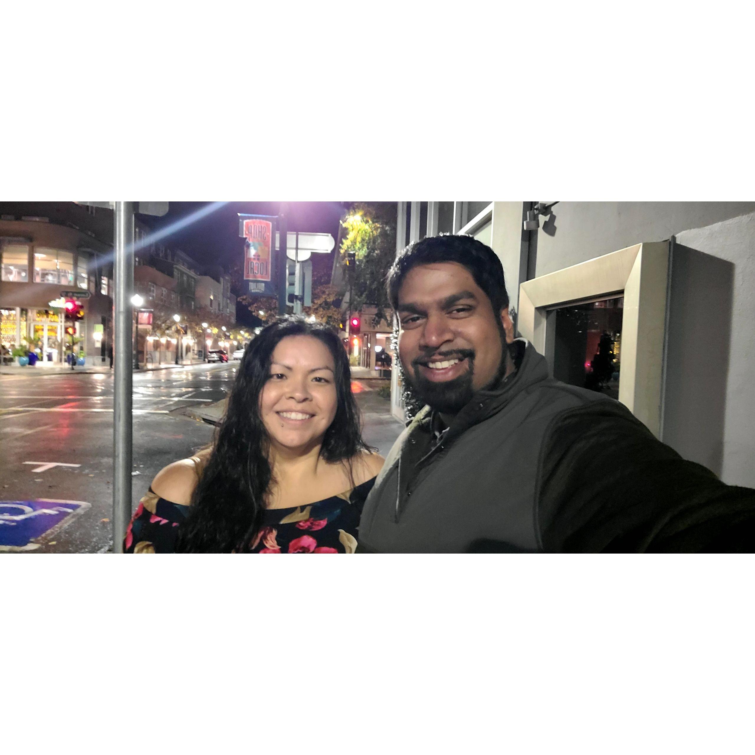 Nilo asked for a selfie on the first date. (December 4, 2022) He knew it was the beginning of something special. The first of many other selfies to come.