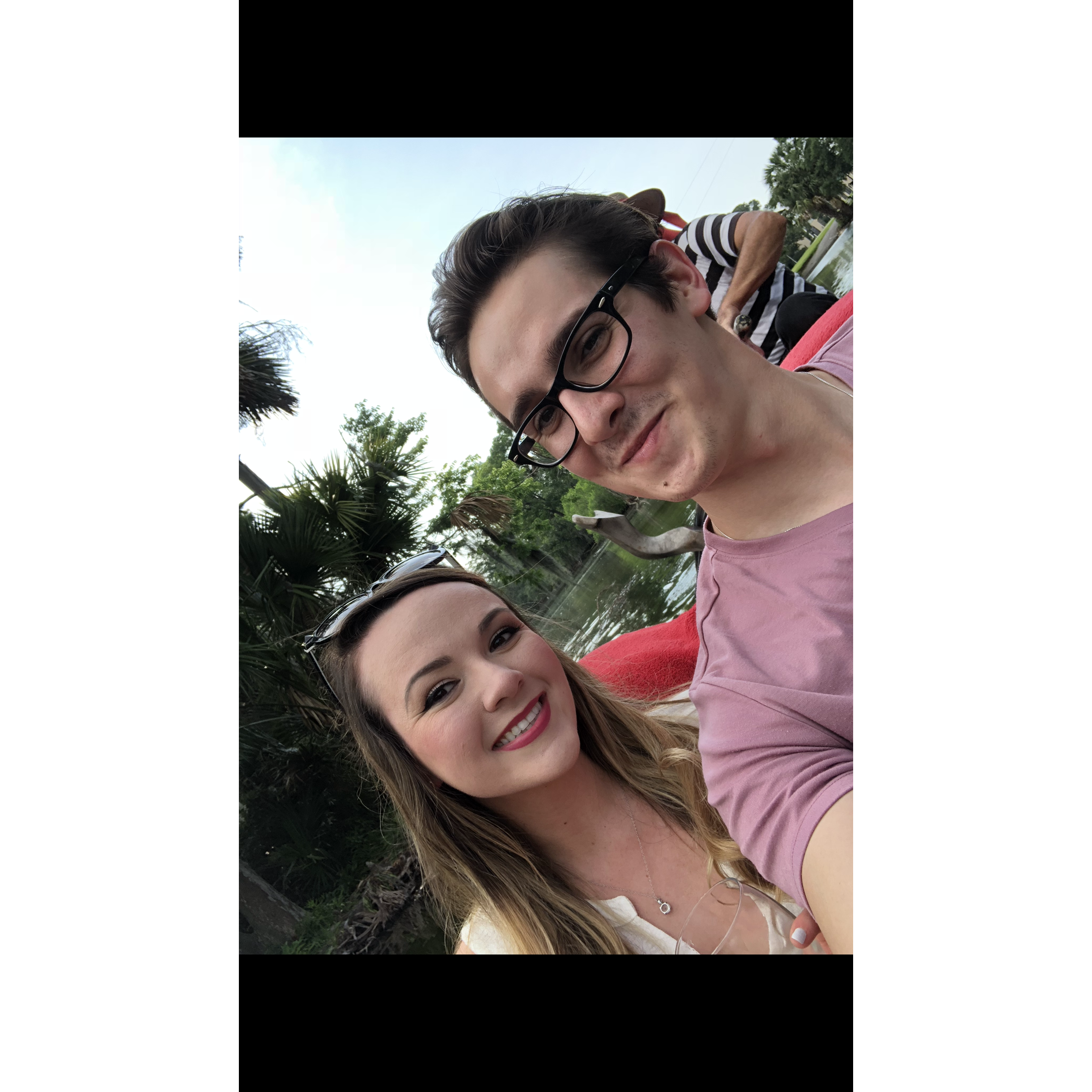 Josh planned a surprise gondola ride around City Park