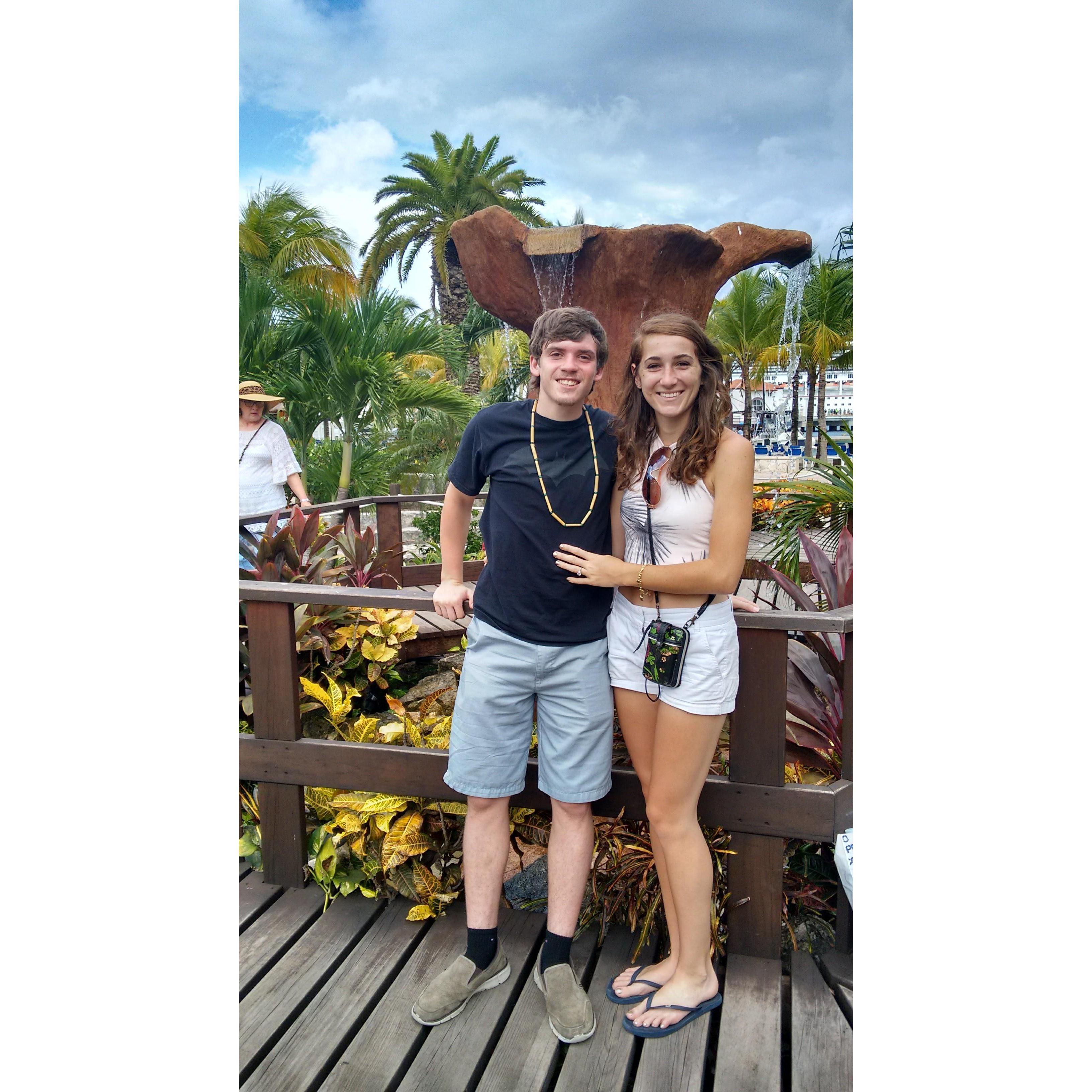 Cruise to Cozumel with Chase's grandparents 2017