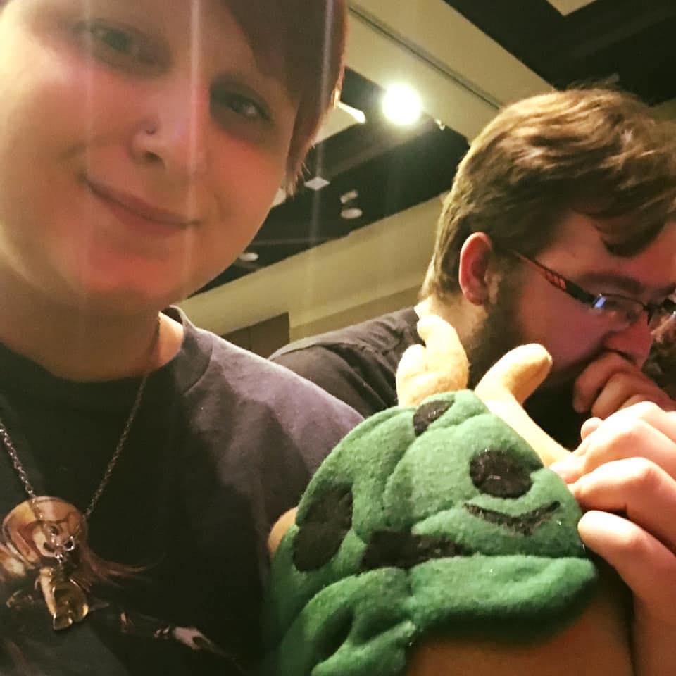 Phoenix Fan Fest, 2019. Yahaha, she found a new friend!
