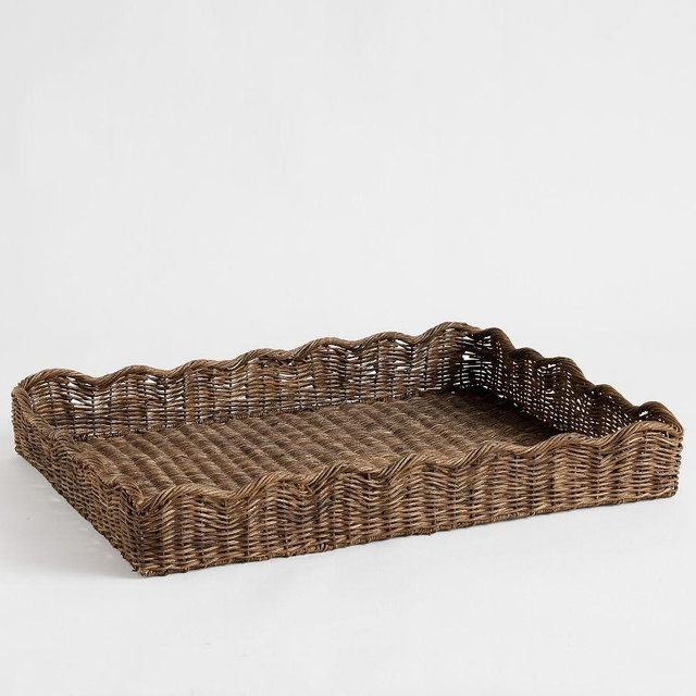Chris Loves Julia Scallop Woven Tray