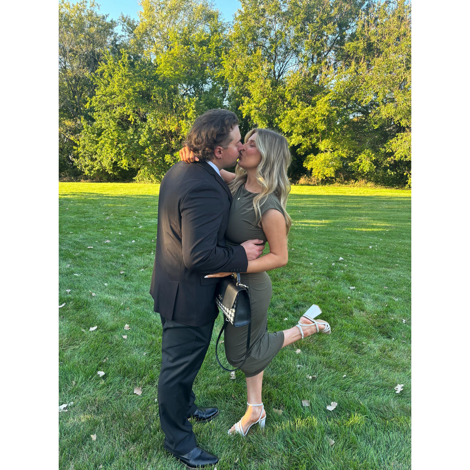 We enjoyed going to weddings together, and was inspired by the love of others