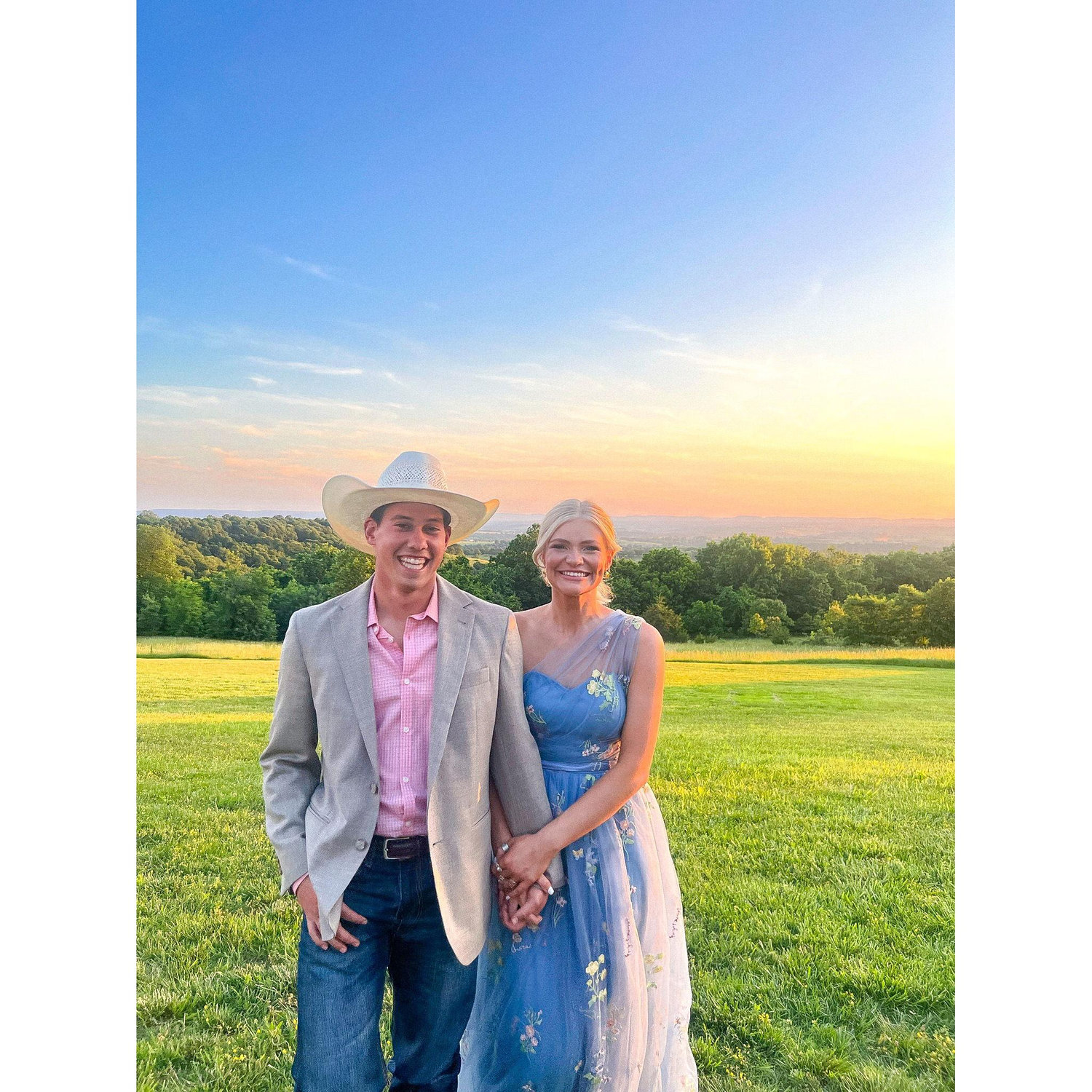 At my sisters wedding!