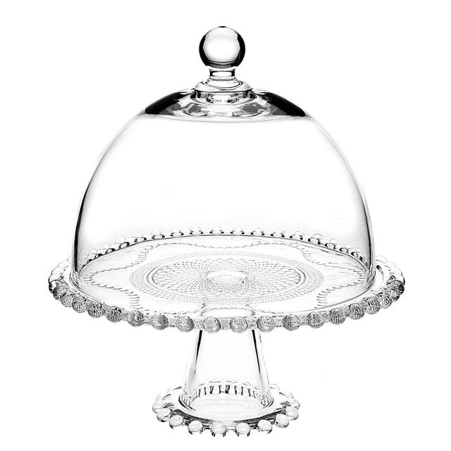 Godinger Serveware, Chesterfield Large Cake Stand & Dome