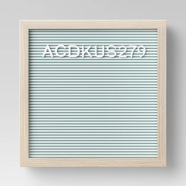 12" x 12" Letterboard Mint - Room Essentials™