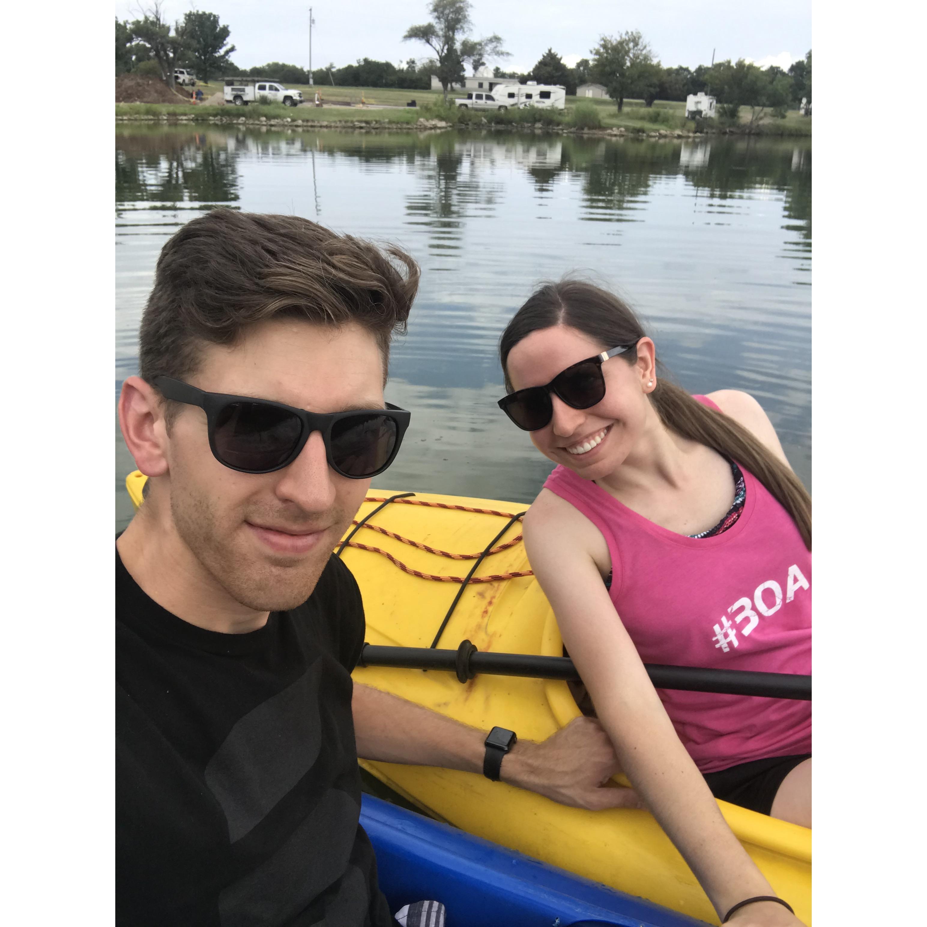 Enjoying the great outdoors