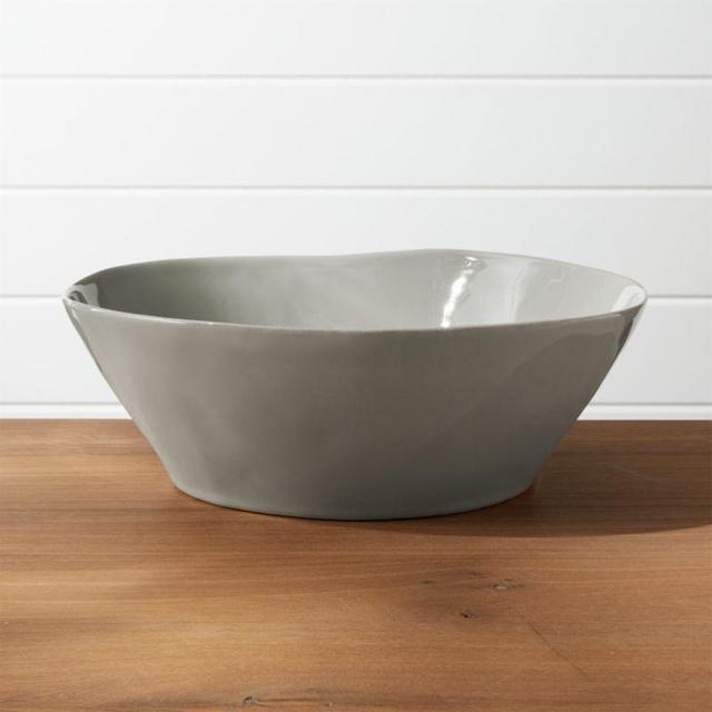Marin White Large Serving Bowl