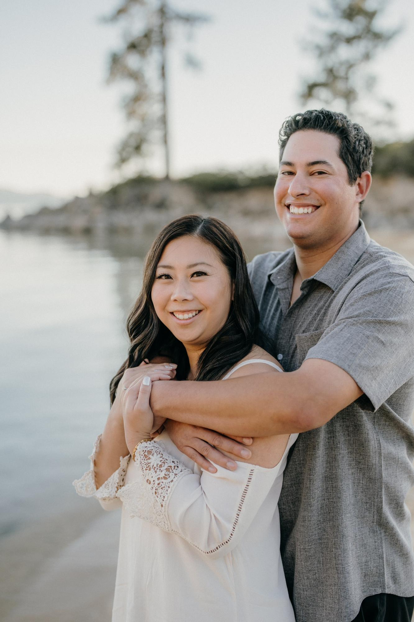 Engagement Photos - Sand Harbor Beach, Lake Tahoe
