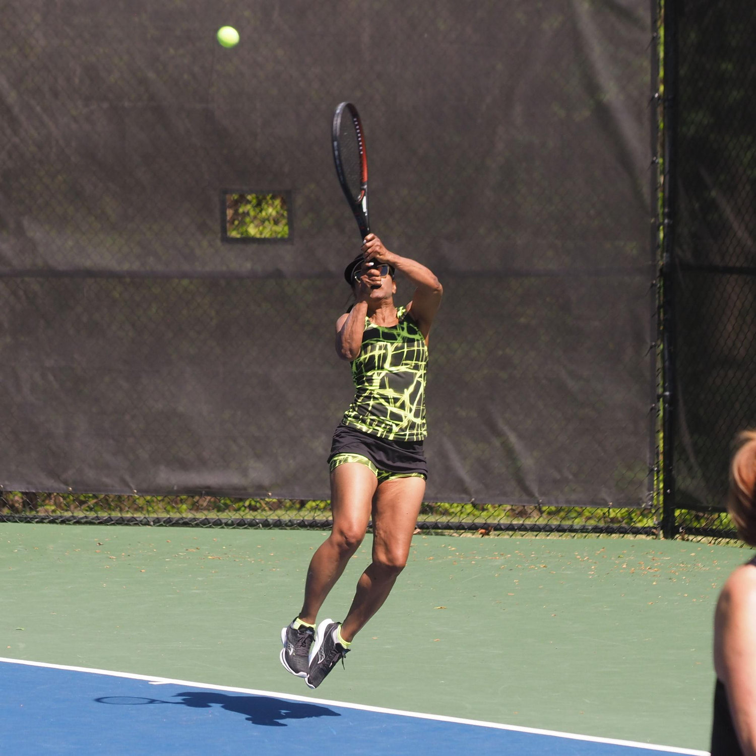 Donna showing her US Open form!