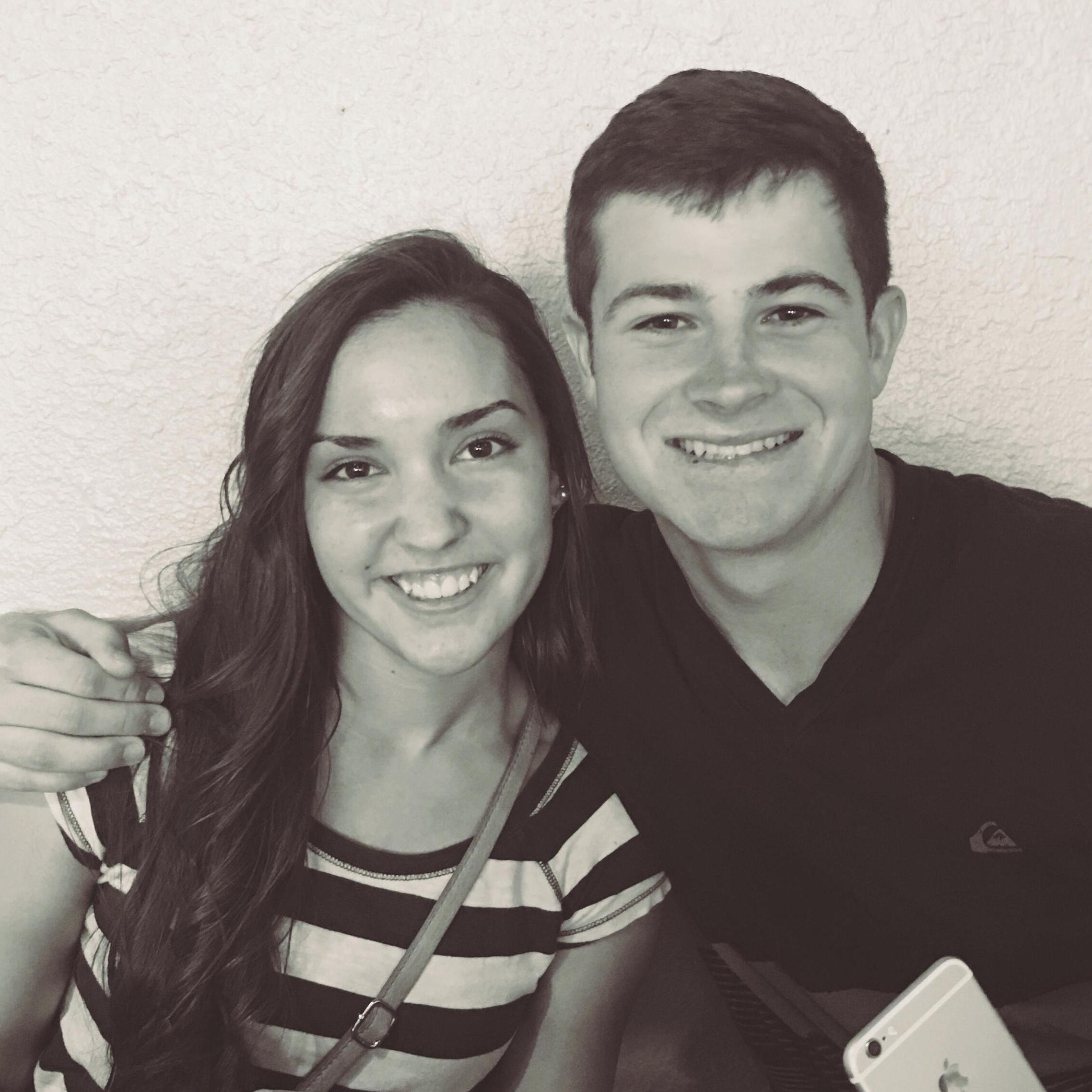 One of our first pictures together!