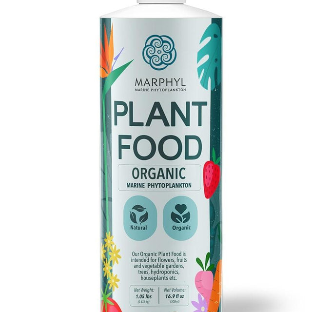 MARPHYL Organic Liquid Fertilizer - Outdoor & Indoor Plant Food - All-Purpose, Nutrient-Rich Lawn Fertilizer & Soil Enhancer for House Plants, Flowers, Vegetables, Succulents, Bamboo, Hydroponics