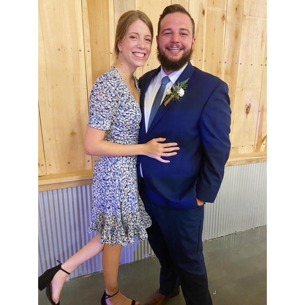 Celebrating dear friend's wedding