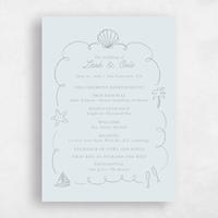 Blue Wedding Program - Boracay