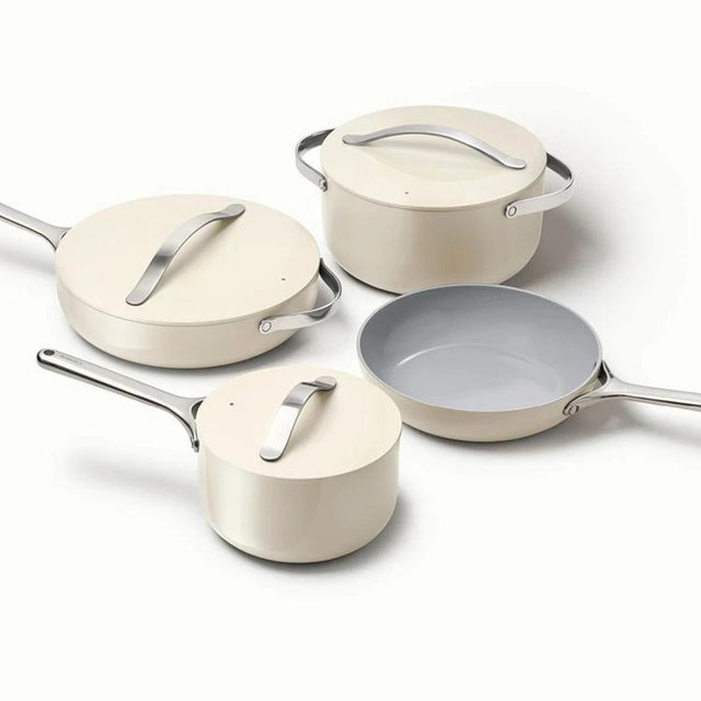 Ceramic Non-Stick Cookware: Non-Toxic Pots and Pans | Caraway