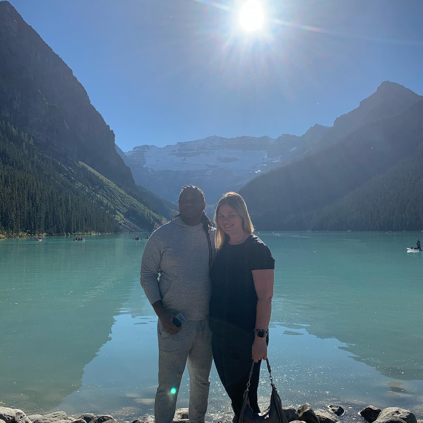 Lake Louise, AB. Cross-Canada road trip 2020