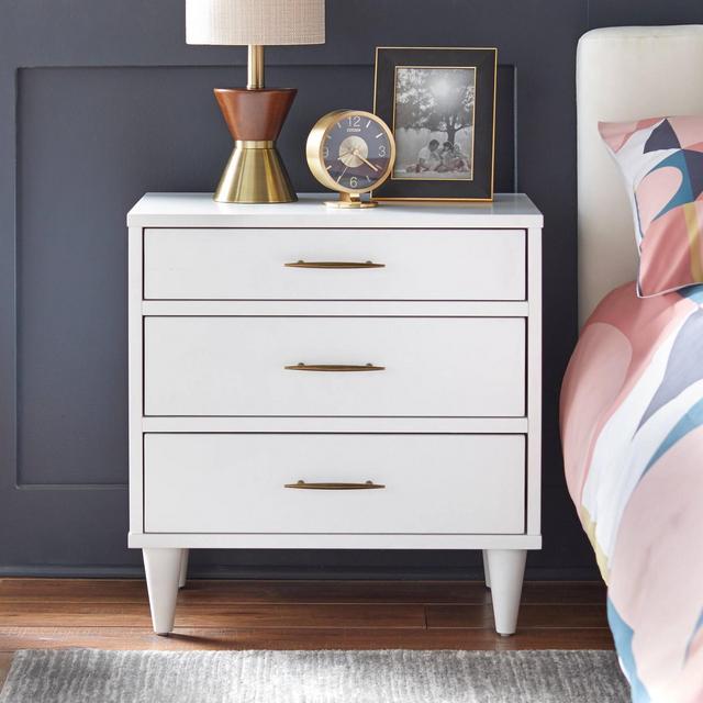 Ana Nightstand White - Lifestorey