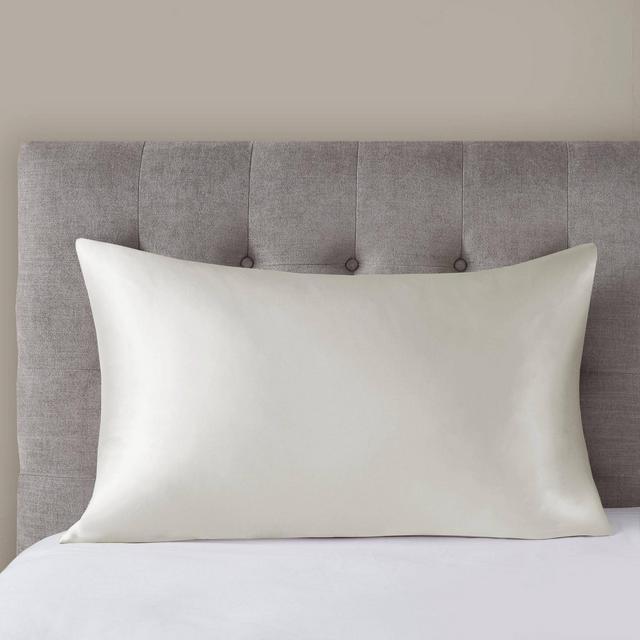 Queen Mulberry 100% Silk Pillowcase Ivory