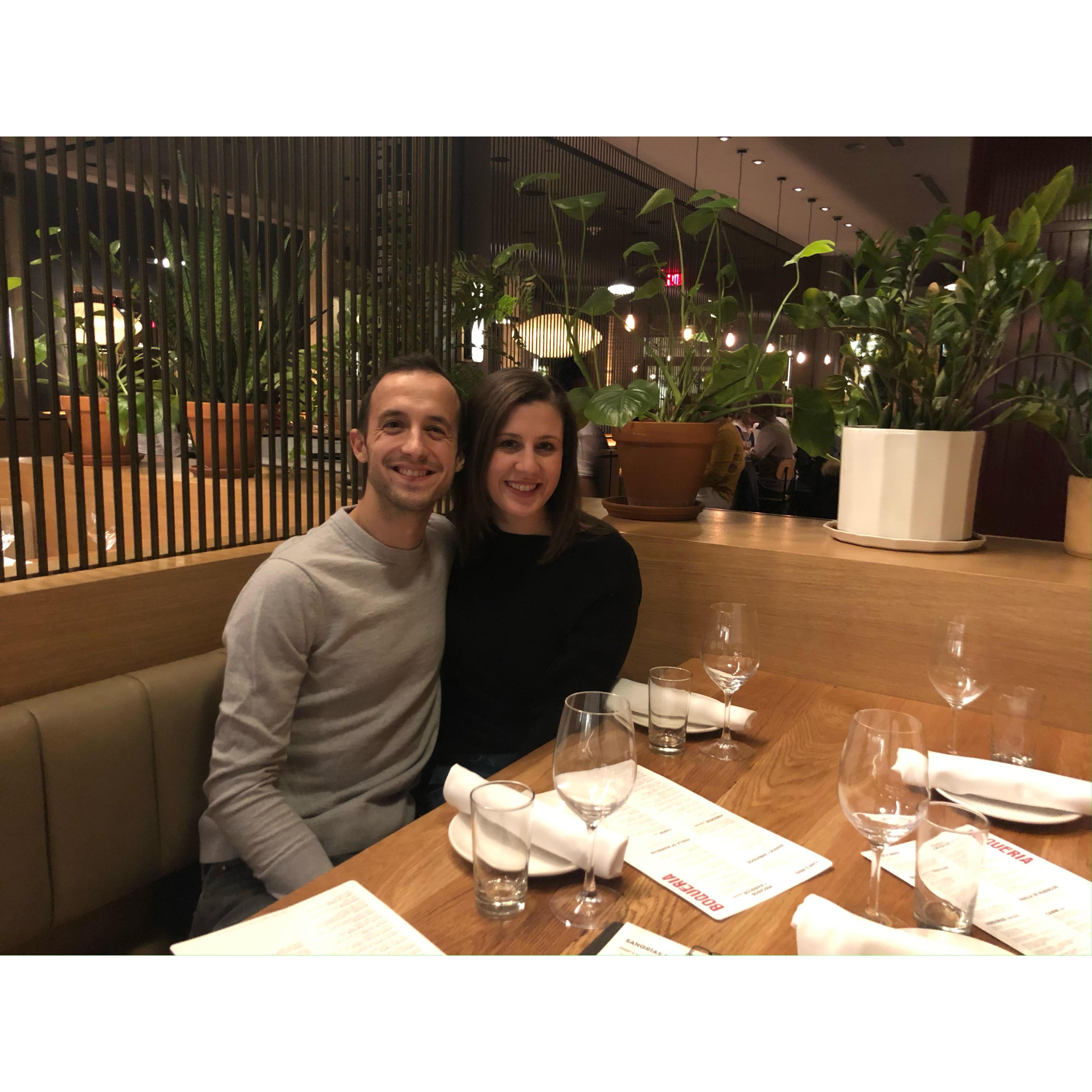 We love trying new restaurants with cool vibes.