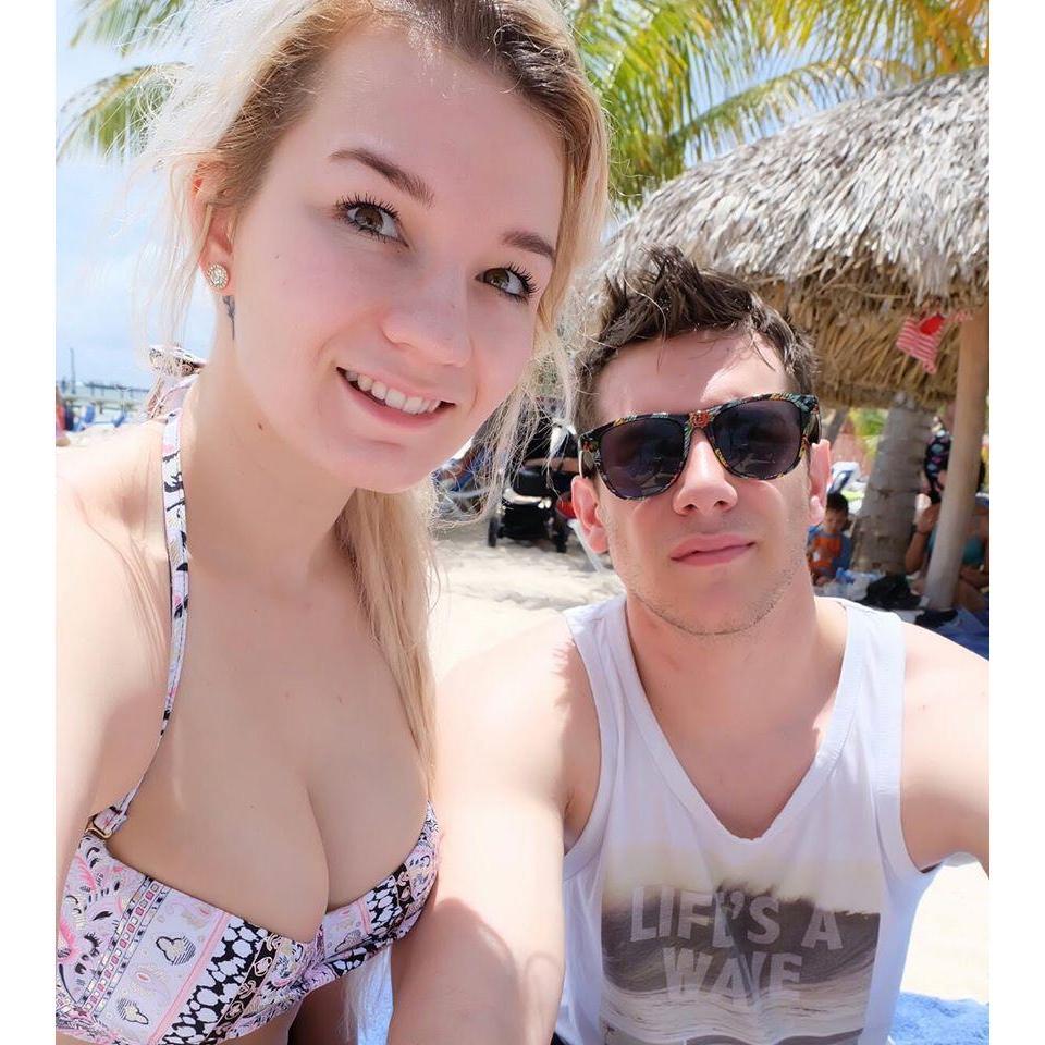 at the beach