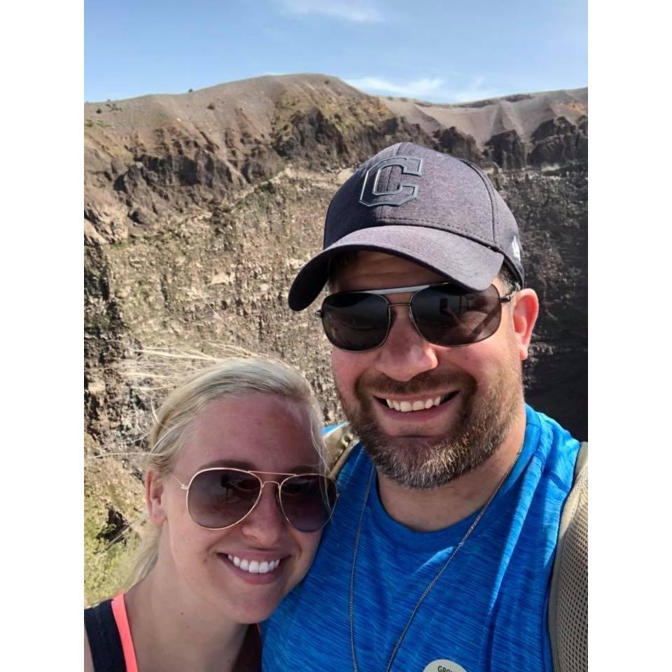 We hiked to the top of Mt. Vesuvius in Italy!