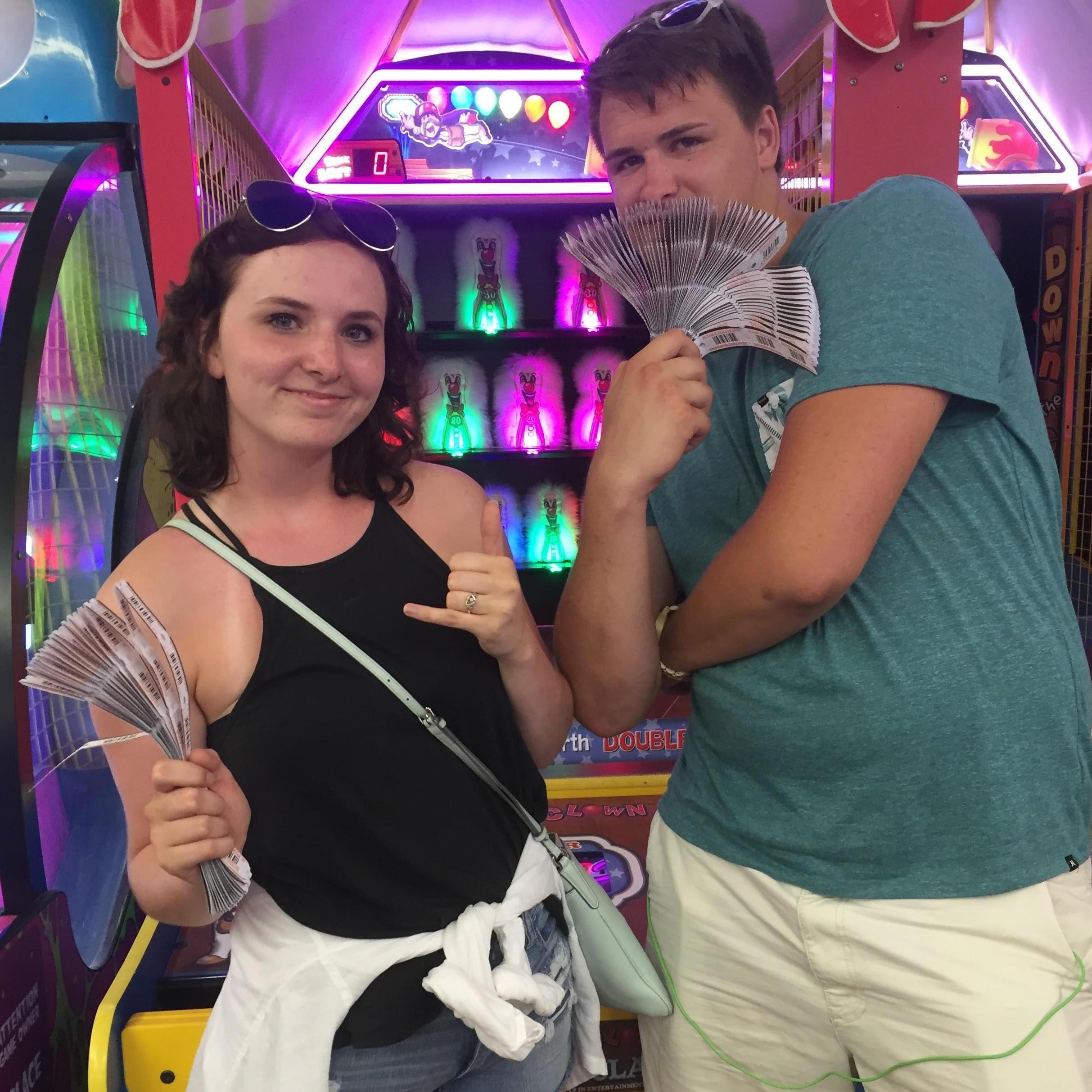One of our many vacations!