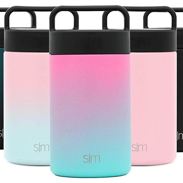 Simple Modern Vacuum Insulated Food Jar Thermos for Hot Food | Reusable Stainless Steel Leak Proof Lunch Storage for Soup, Smoothie Bowl, Oatmeal | Provision Collection | 16oz | Sorbet