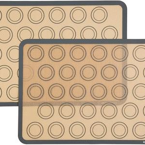 AmazonBasics Silicone Macaron Baking Mat - 2-Pack