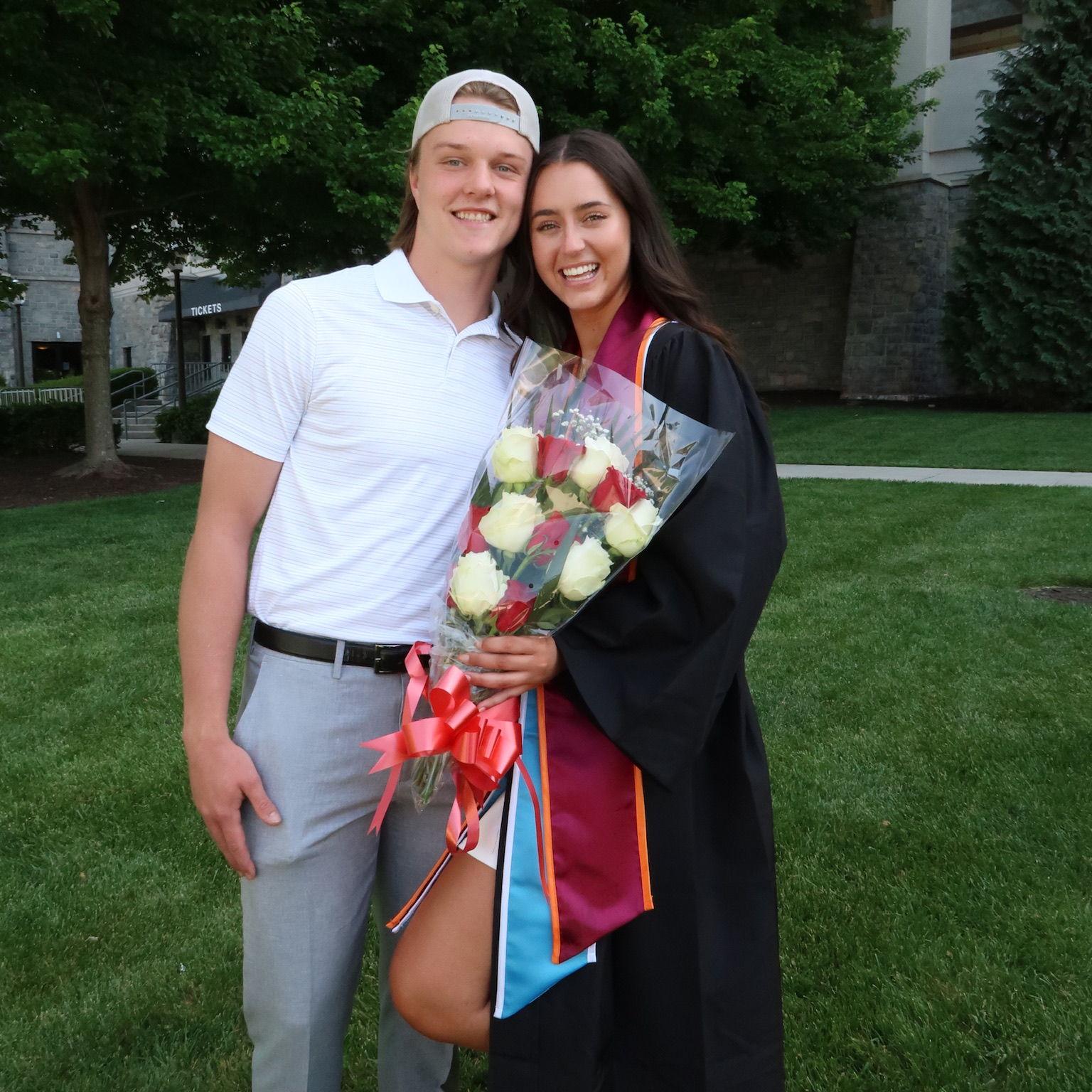Celebrating each other's accomplishments, Rachel graduating from Virginia Tech in 2023. Payson will soon graduate this December 2026!!