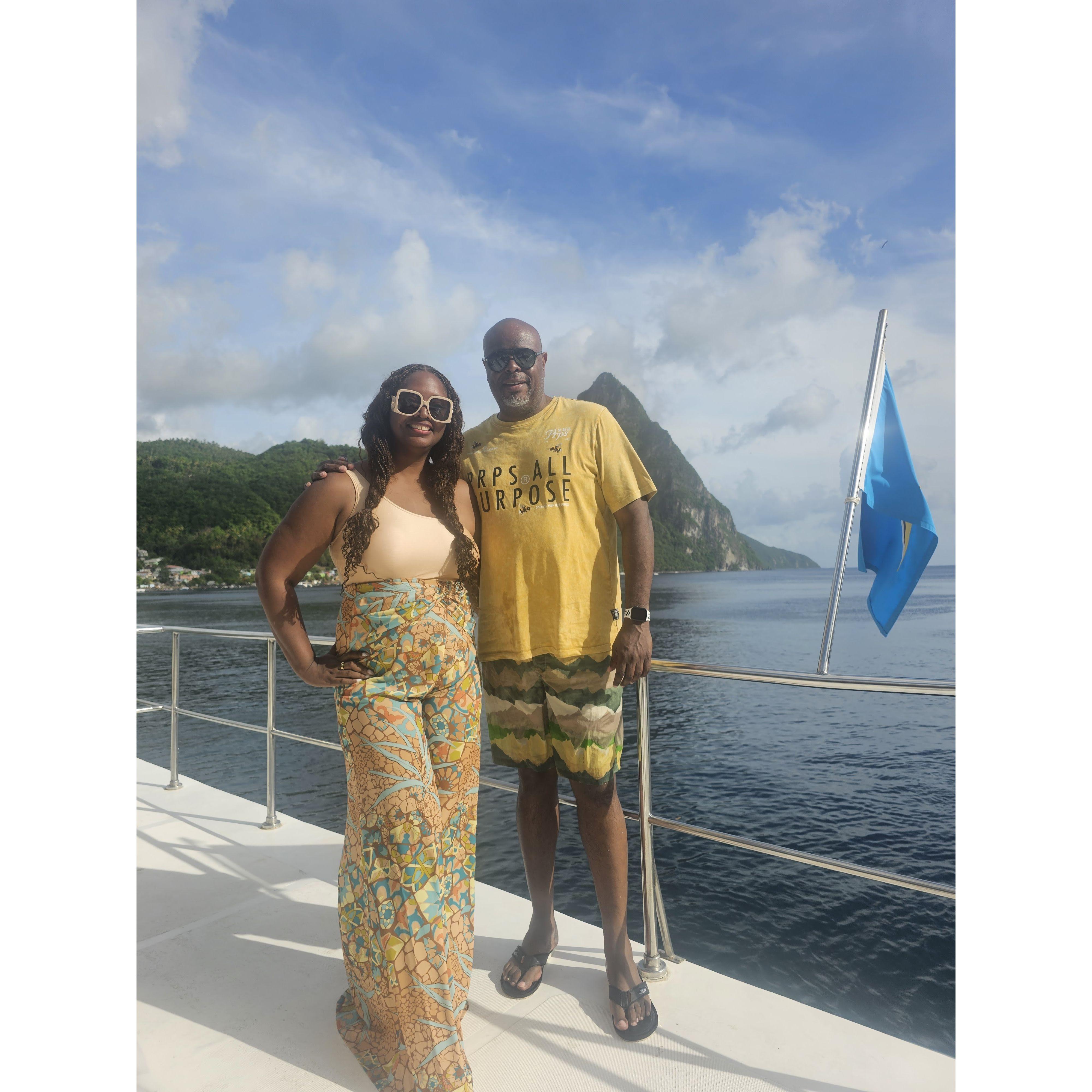 Sailing in St. Lucia