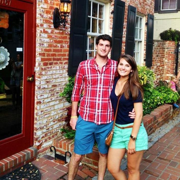 This picture was taken in the Georgetown neighborhood of Washington, DC during Summer 2013 - little did we know, we'd be living in this city together just a few years later!