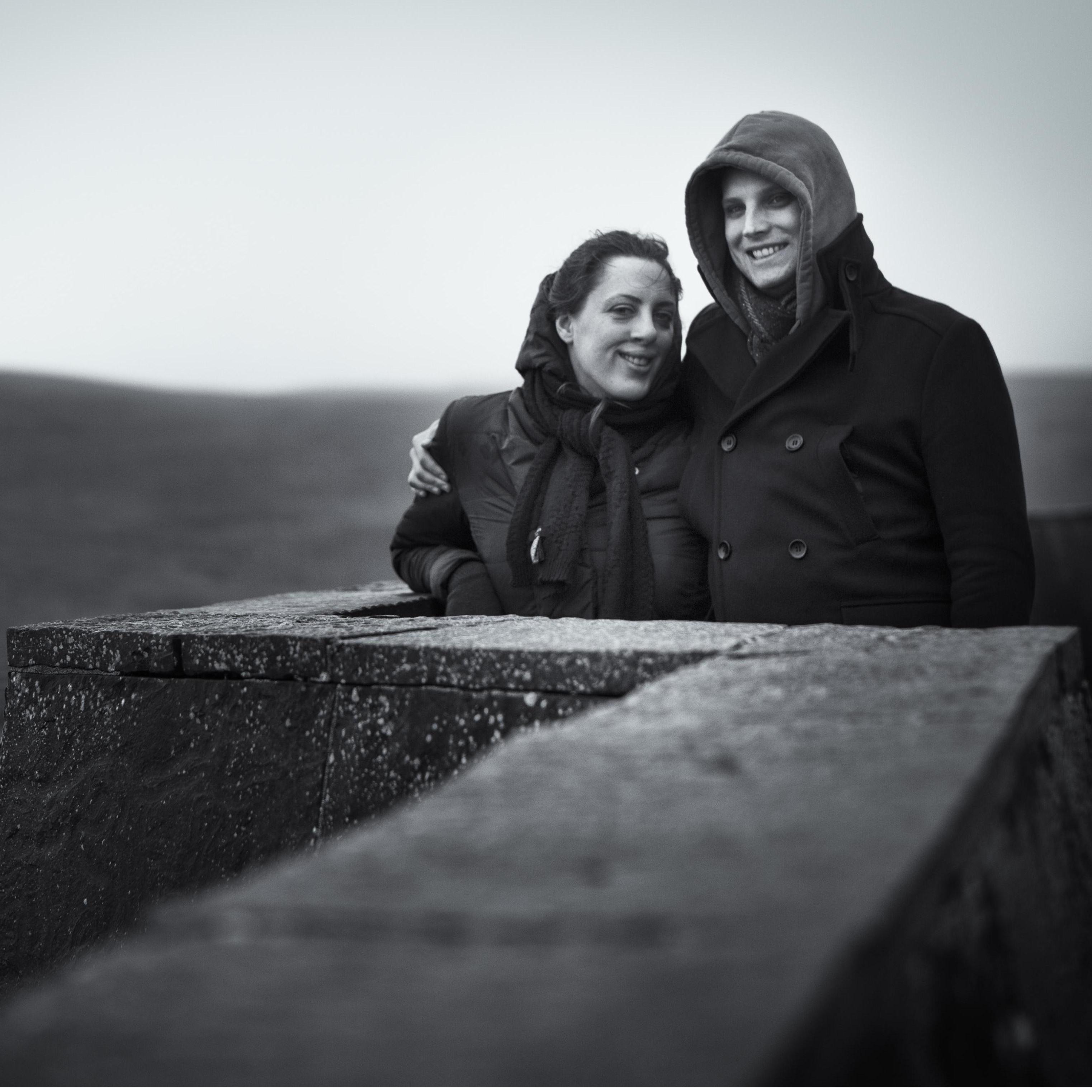 Stormy weather at the Cliffs of Moher