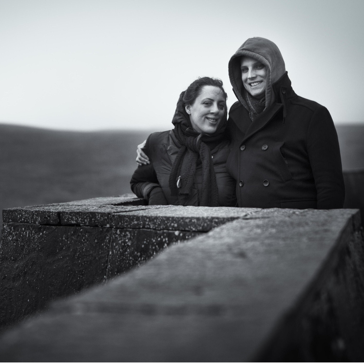 Stormy weather at the Cliffs of Moher