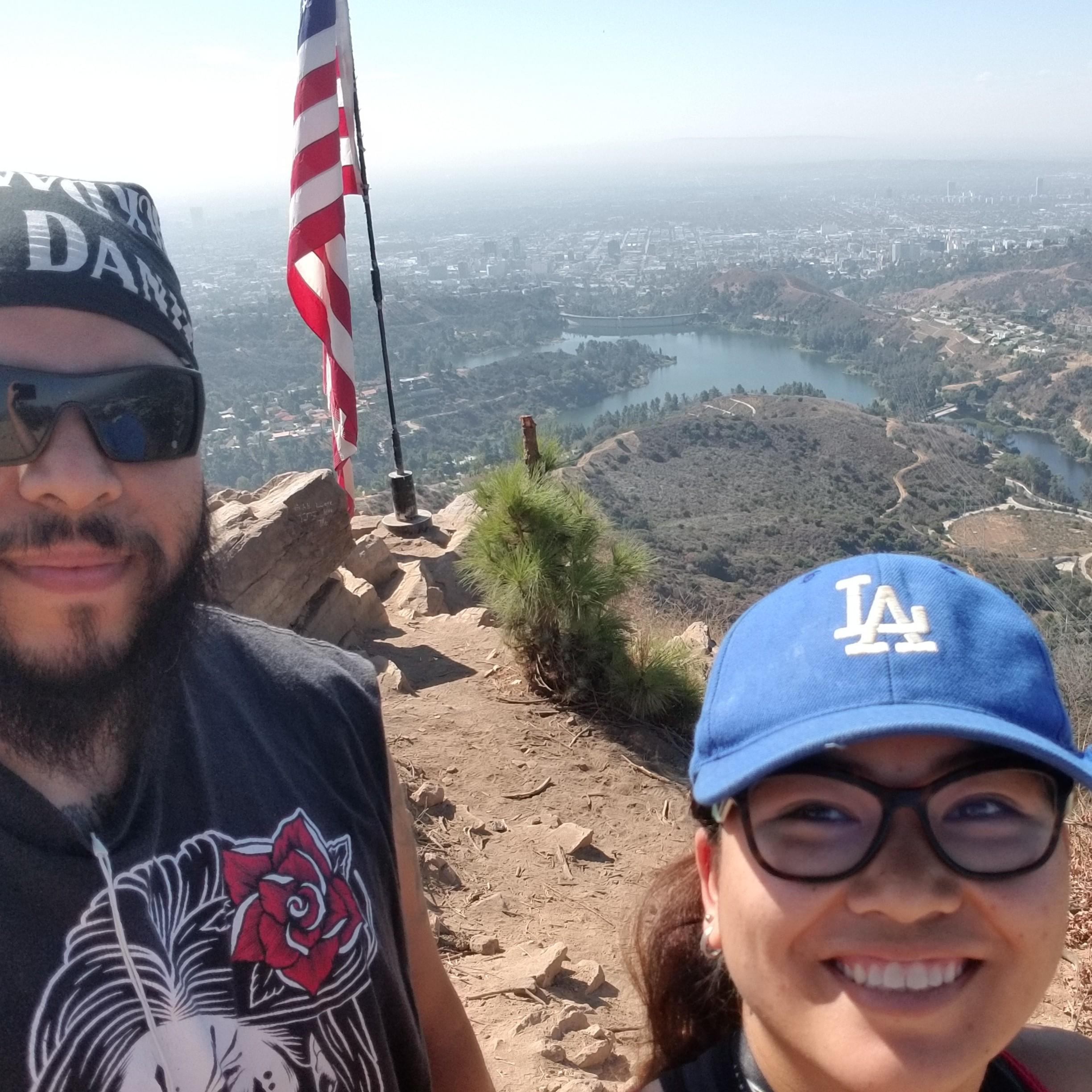 at the top of Wisdom Tree Hike