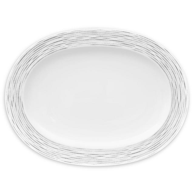 Noritake® Grey Hammock 14-Inch Oval Platter