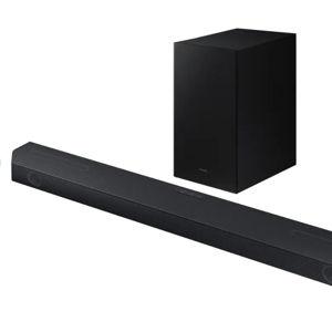 Samsung - HW-Q600C 3.1.2 Channel Q-series Soundbar with Wireless Subwoofer, Dolby Atmos and Q-Symphony - Titan Black