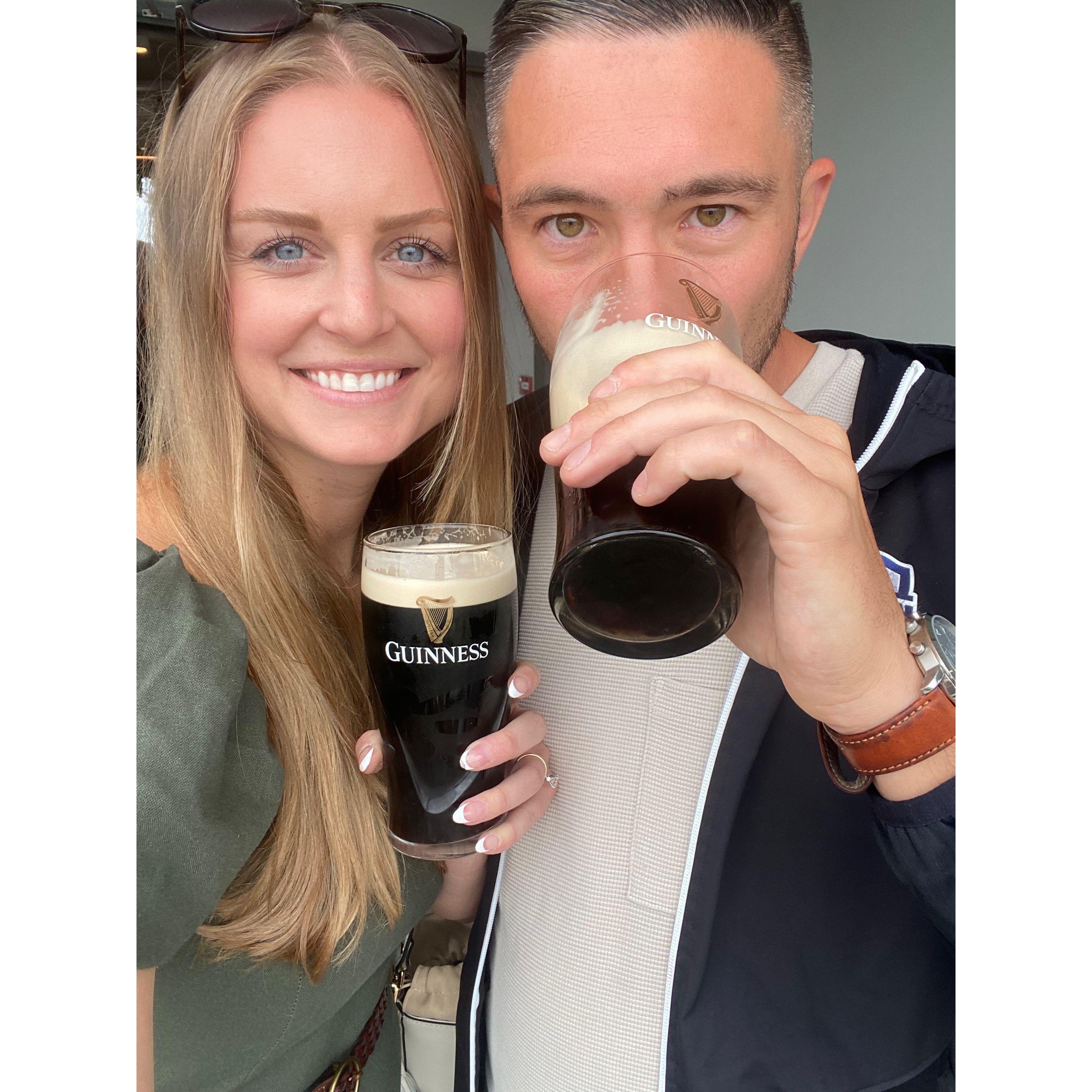Nothing like a Guinness in Dublin