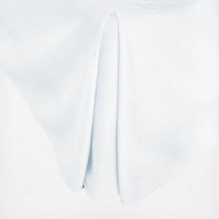 Matelasse Solid White 14-Inch Bed Skirt